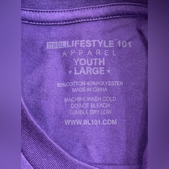 NWT Baseball lifestyle 101 spooky szn tee shirt - size boys youth large - Picture 6 of 9